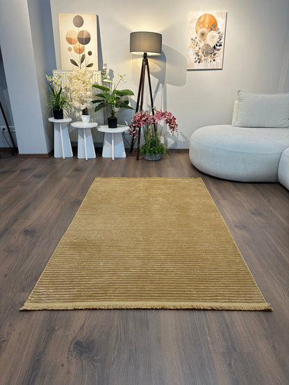 ŞÖNİL LİDYA - KAHVE Kaymaz Taban Salon Koridor Mutfak Şönil Kilim Dokuma Halı