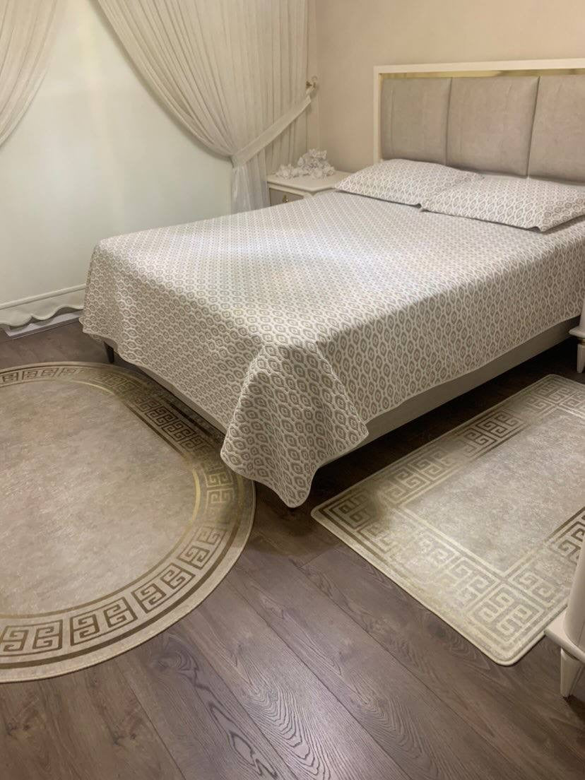 SEDEF SOFT - %100 Pamuk Dokuma Taban Makinede Yıkanabilir Kaymaz Halı
