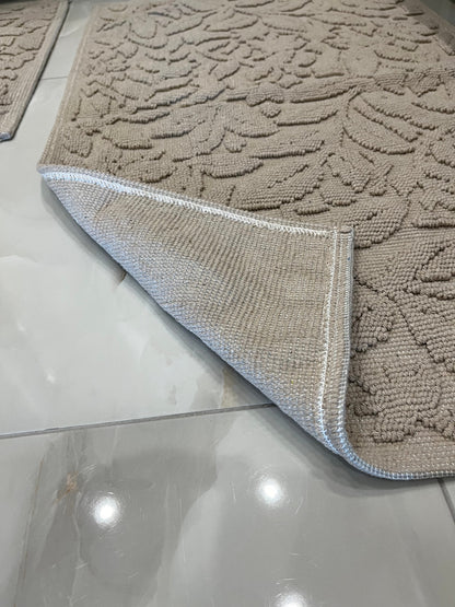 VİZON - Yıkanabilir Pamuk Dokuma Taban 60x100 50x60 2&