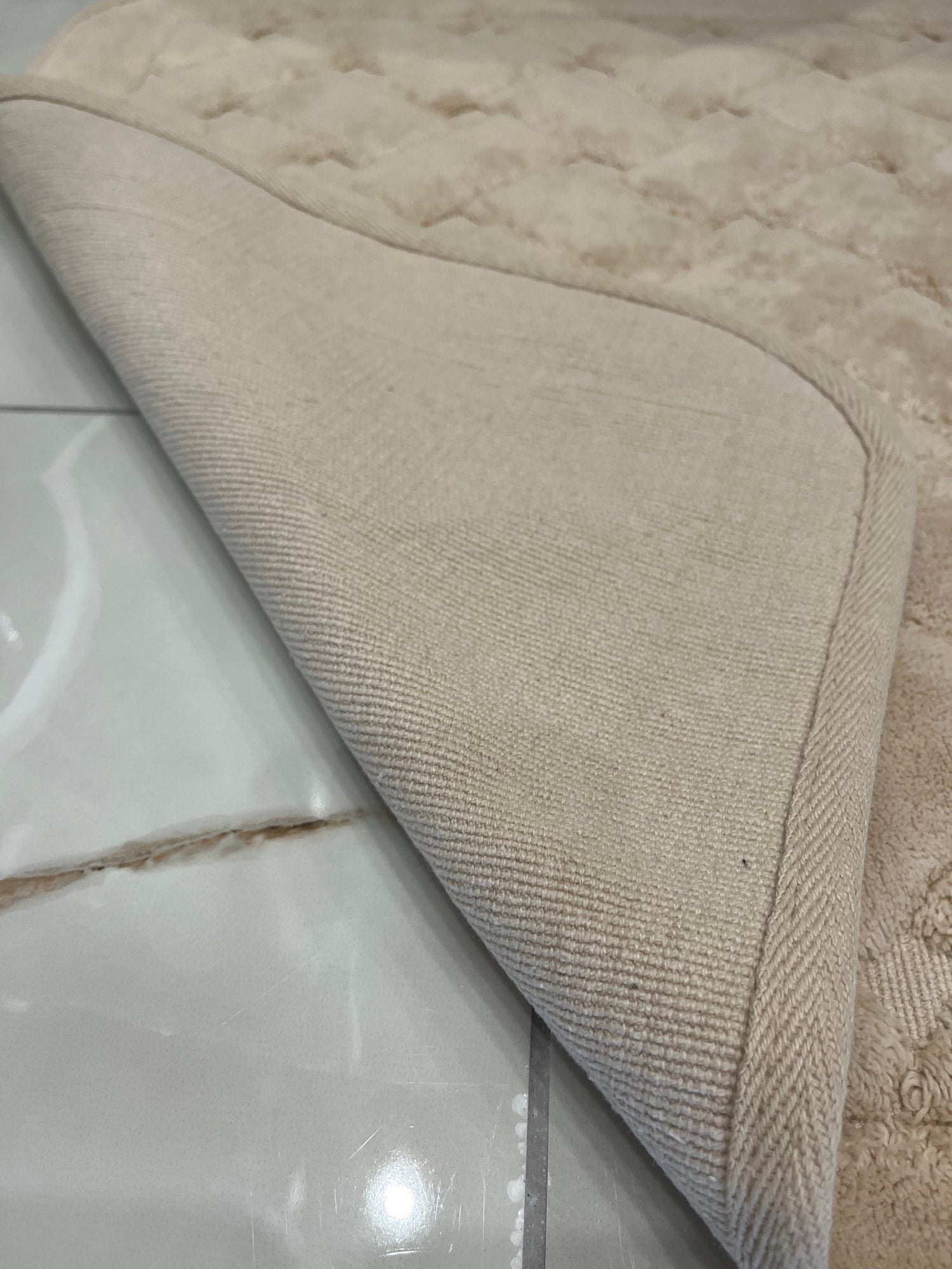 KAHVE - Yıkanabilir Pamuk Dokuma Taban Taban 60x100 50x60 2&