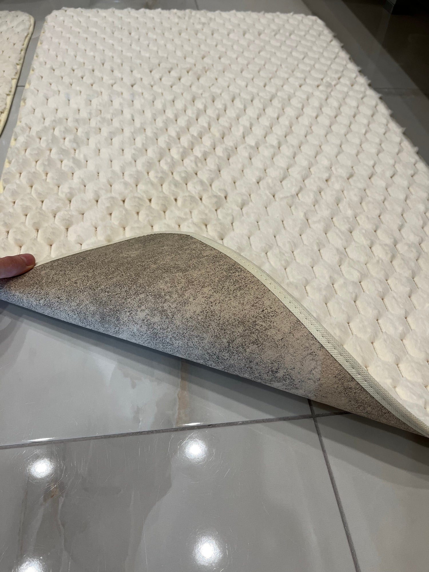 KREM - Yıkanabilir Kaymaz Taban 60x100 50x60 2&