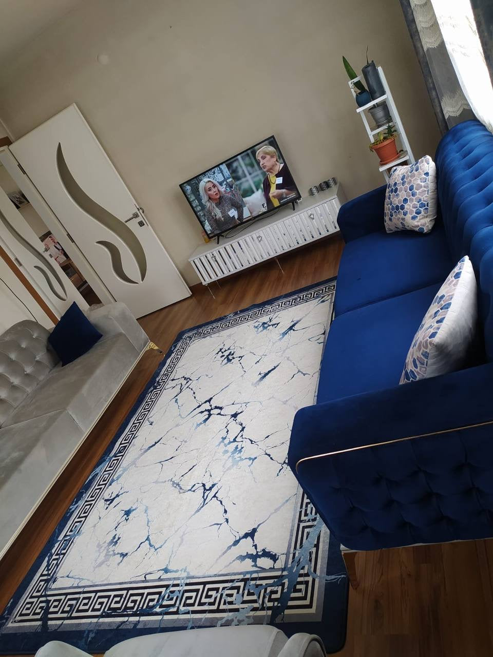 HAZEL-2 - %100 Pamuk Dokuma Taban Makinede Yıkanabilir Kaymaz Halı