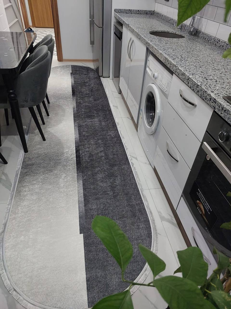 SİNDA-1 - %100 Pamuk Dokuma Taban Makinede Yıkanabilir Kaymaz Halı