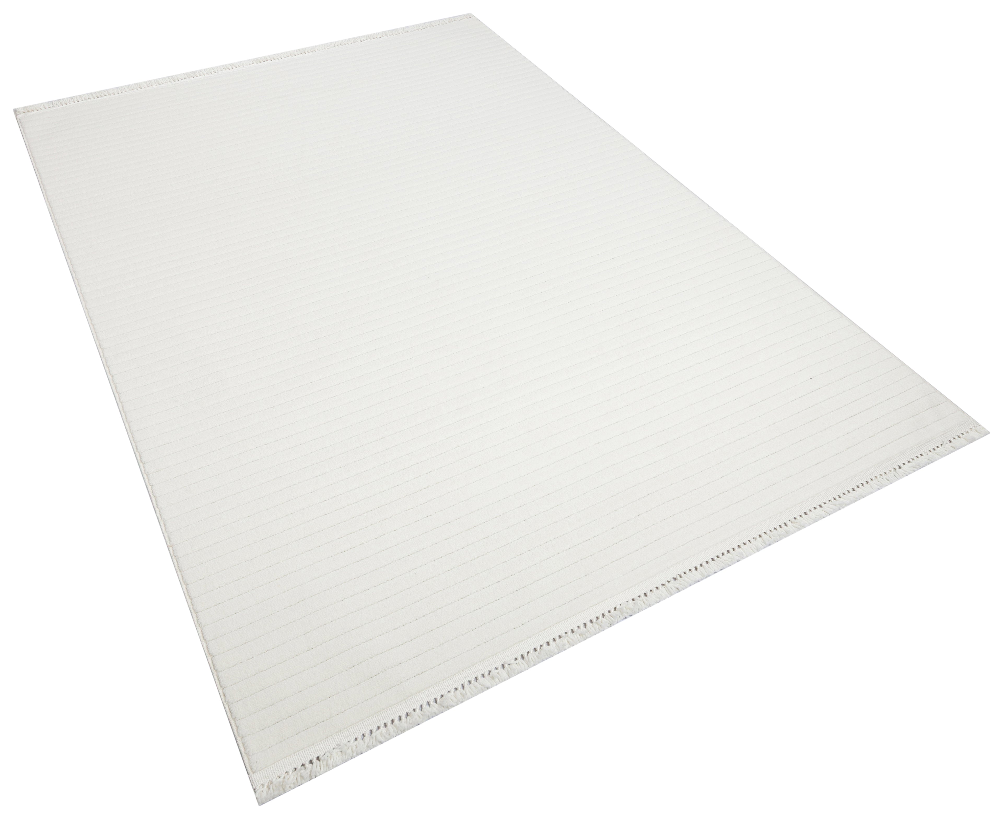 MİLAS T-JP55 KREM Kabartmalı Modern Geometrik Desenli Salon Koridor Mutfak Halısı