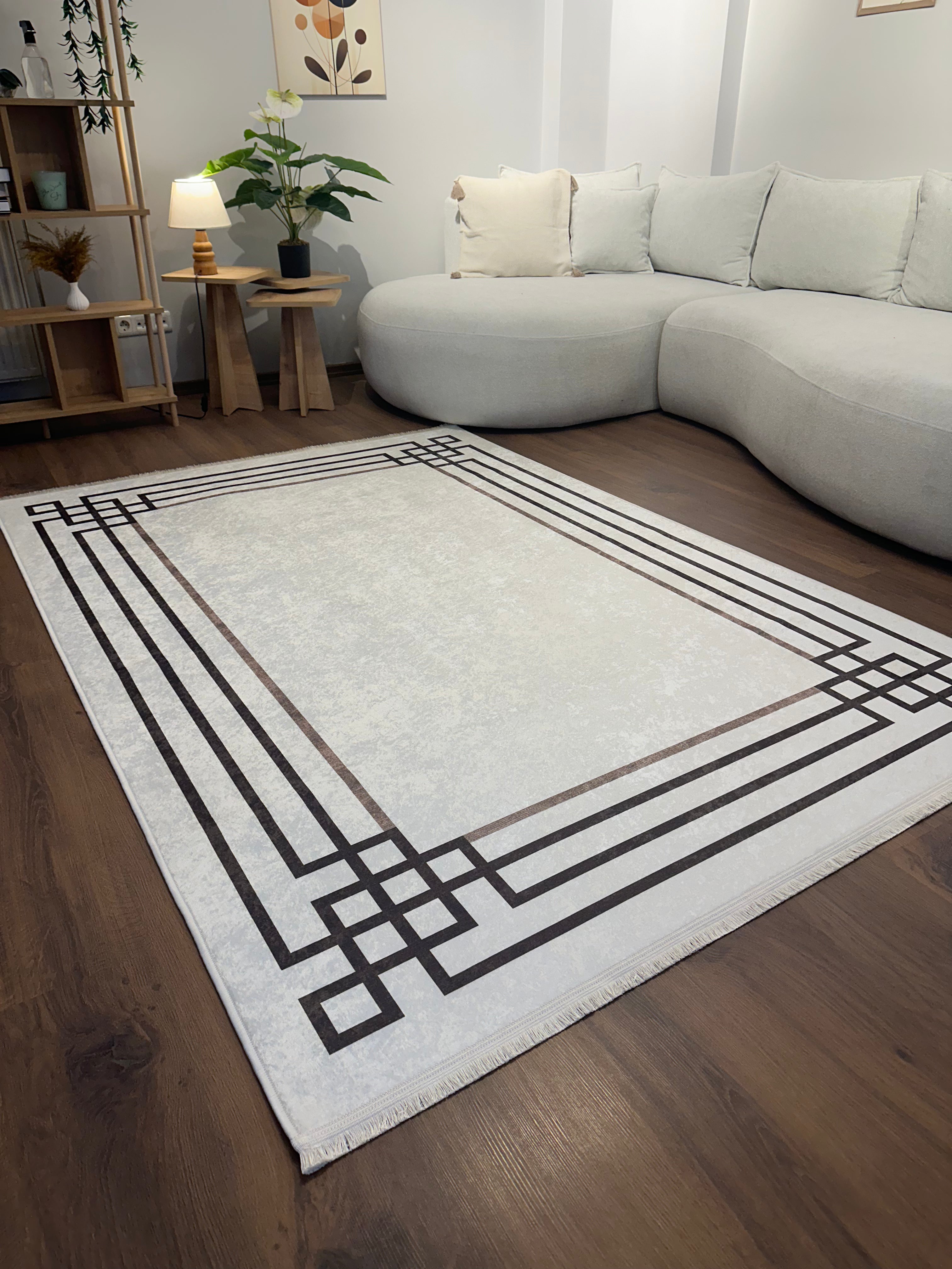 BELEN SOFT - %100 Pamuk Dokuma Taban Makinede Yıkanabilir Kaymaz Halı