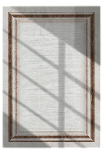 Arte M133-04 Modern Çerçeveli Dekoratif Dokuma Halı