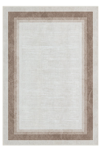 Arte M133-04 Modern Çerçeveli Dekoratif Dokuma Halı