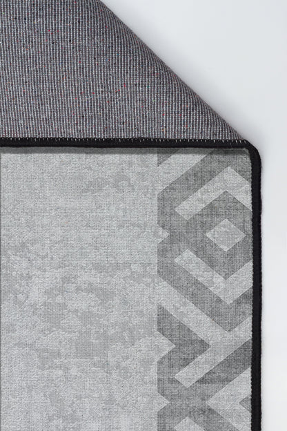 Arte M136-00 Modern Geometrik Desenli Dekoratif Dokuma Halı