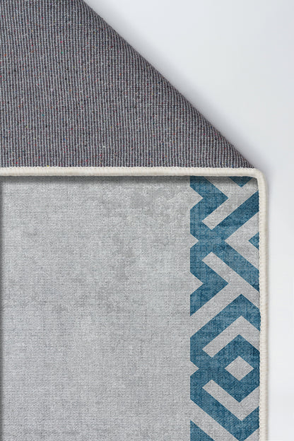 Arte M136-05 Modern Geometrik Desenli Dekoratif Dokuma Halı