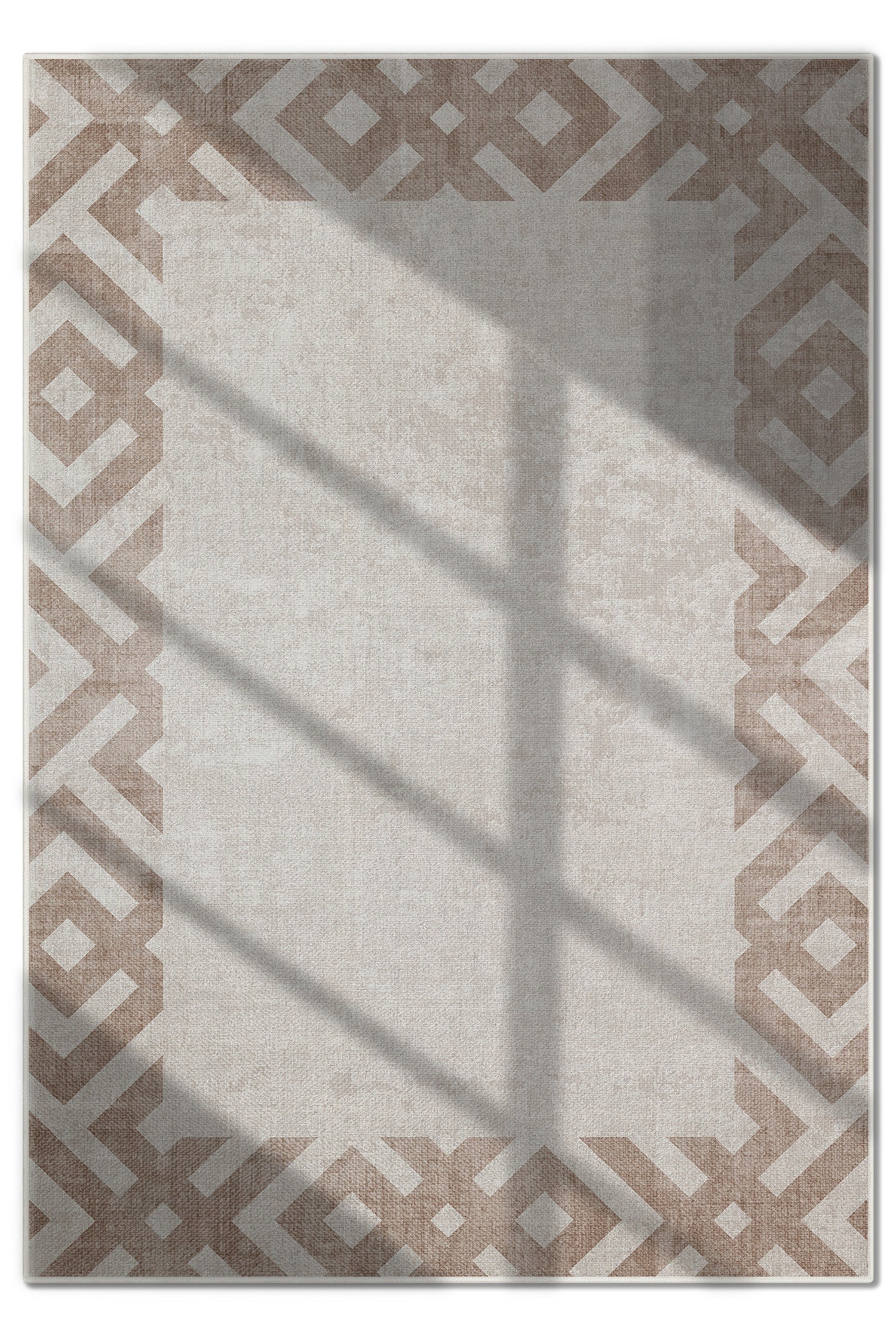 Arte M136-08 Modern Geometrik Desenli Dekoratif Dokuma Halı