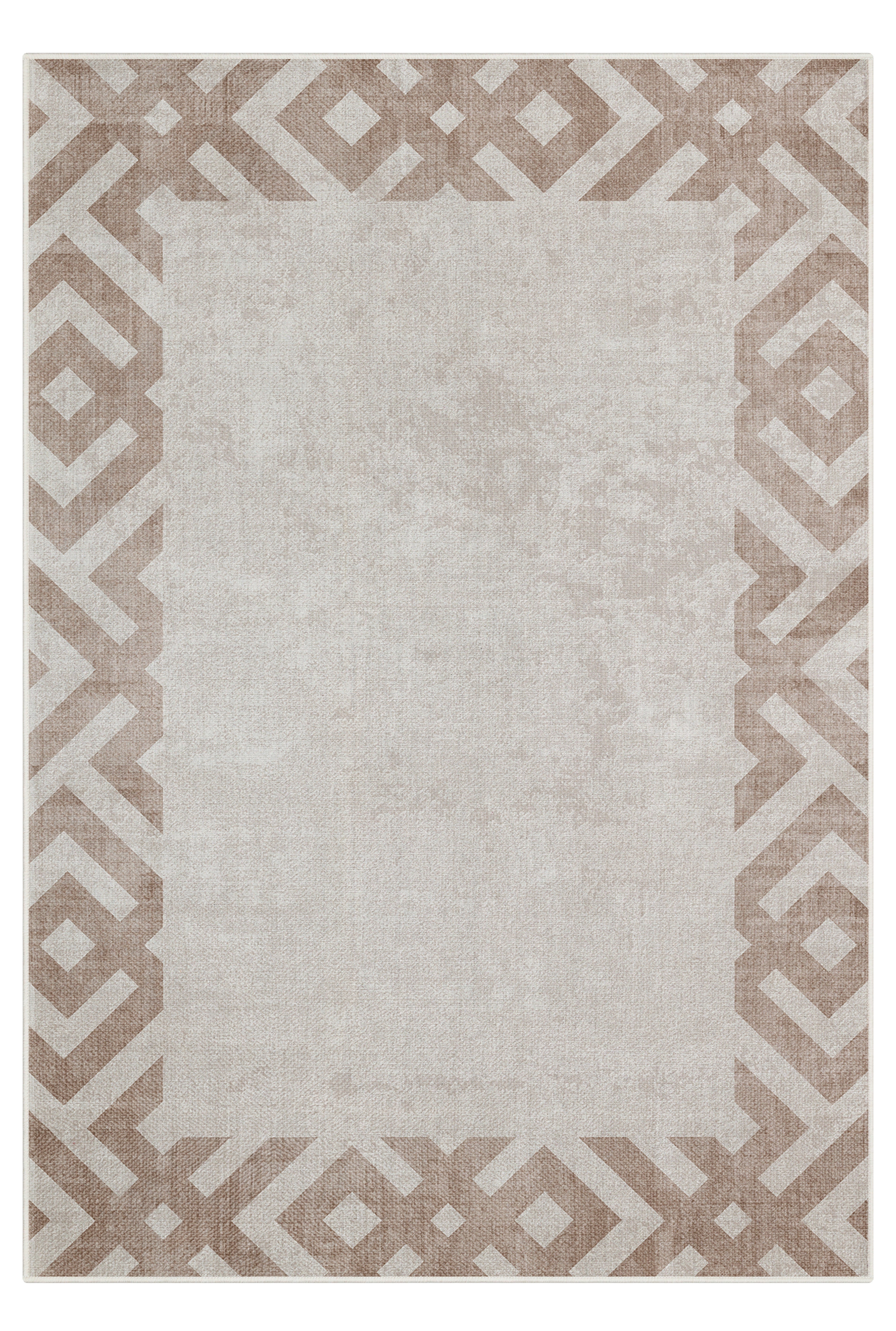 Arte M136-08 Modern Geometrik Desenli Dekoratif Dokuma Halı