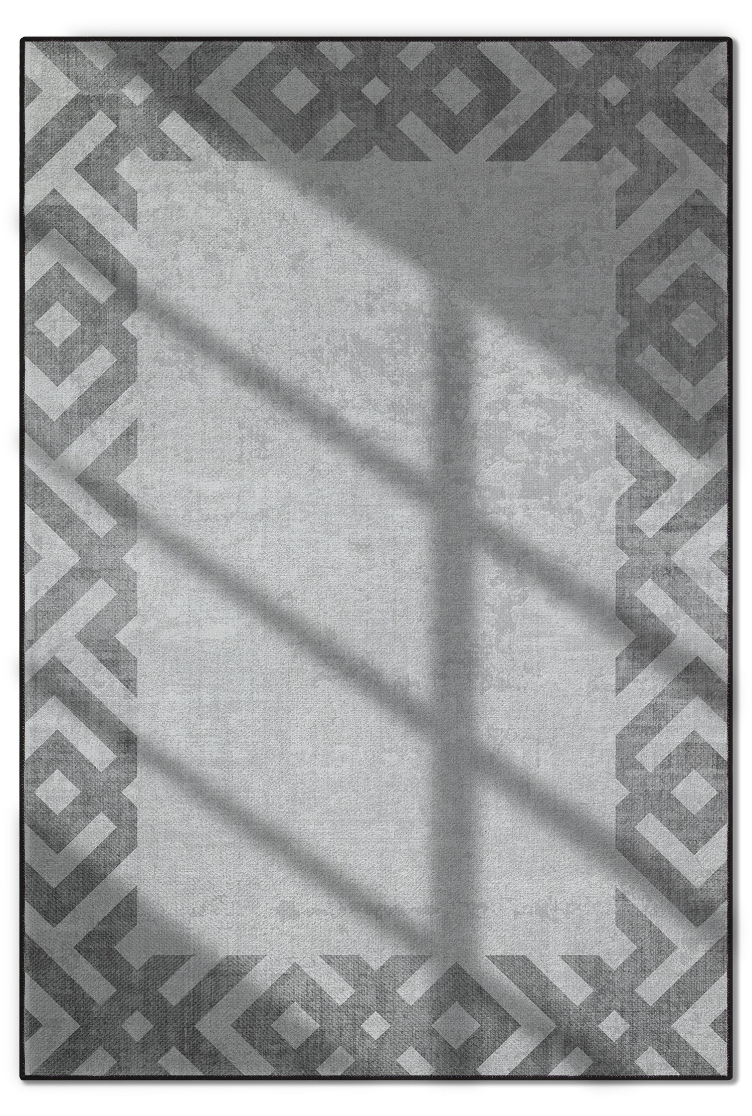 Arte M136-00 Modern Geometrik Desenli Dekoratif Dokuma Halı