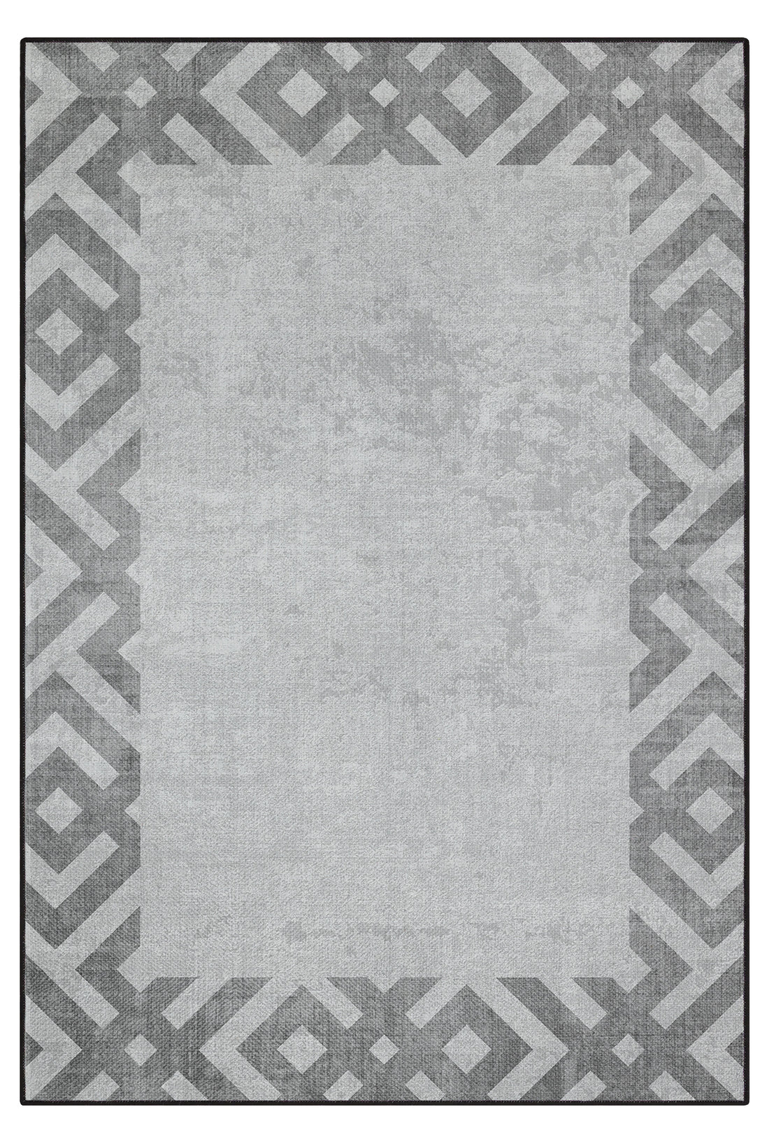 Arte M136-00 Modern Geometrik Desenli Dekoratif Dokuma Halı