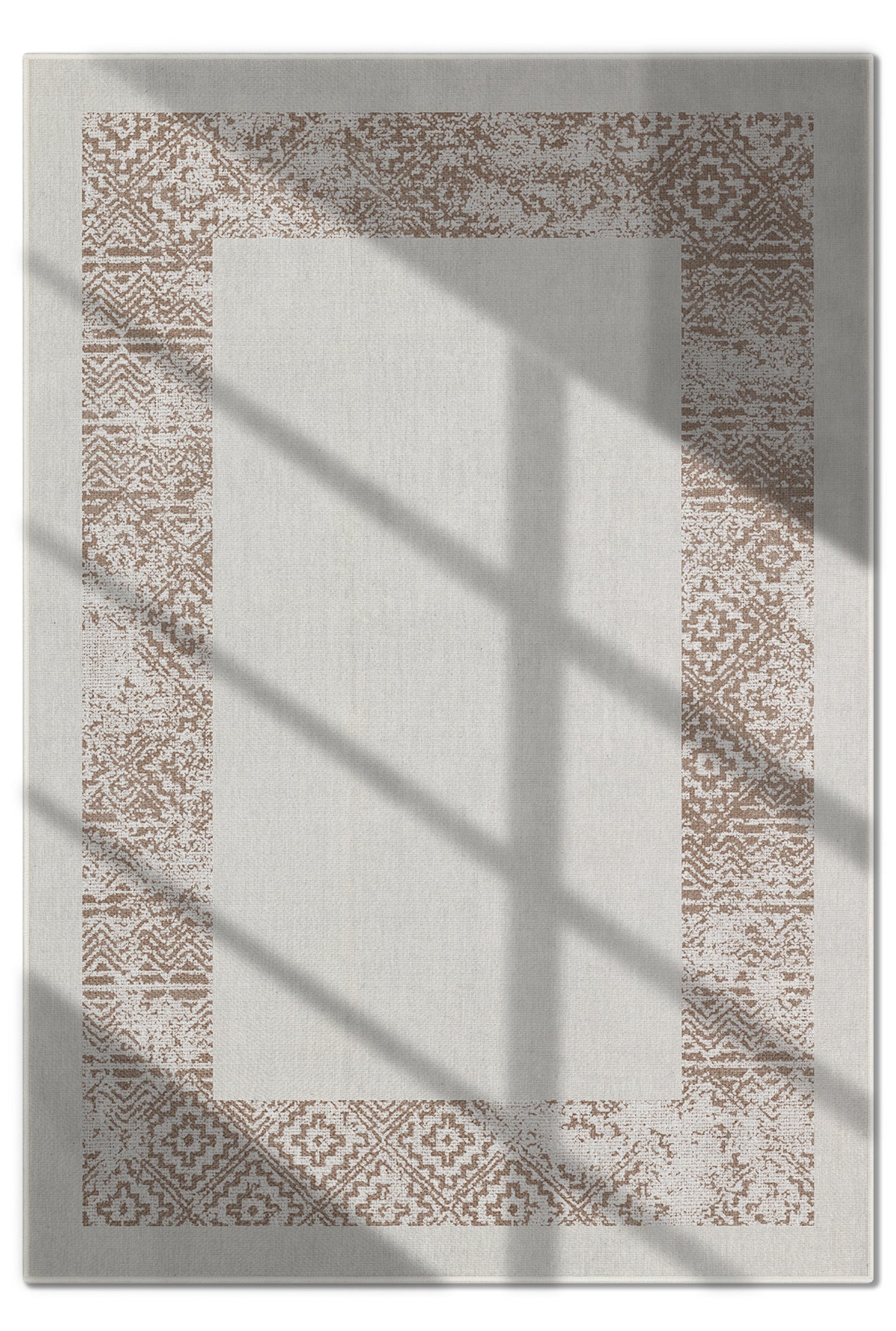 Arte M140-01 Modern Geometrik Desenli Dekoratif Dokuma Halı