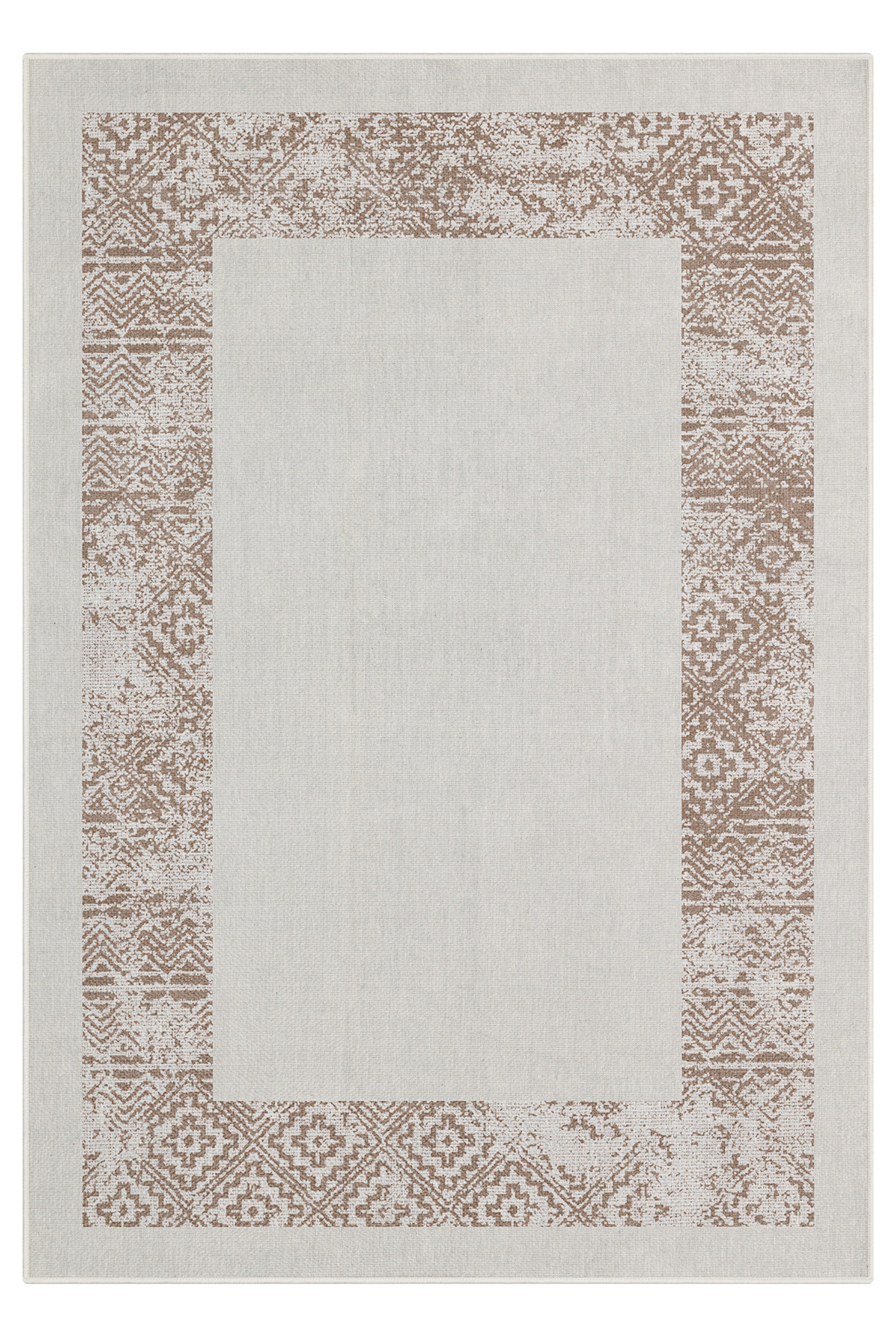 Arte M140-01 Modern Geometrik Desenli Dekoratif Dokuma Halı