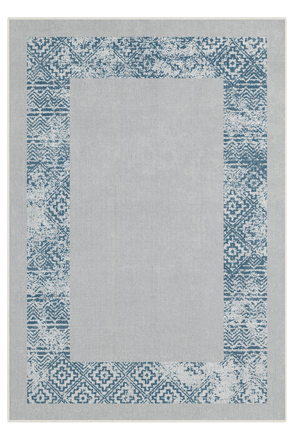 Arte M140-03 Modern Geometrik Desenli Dekoratif Dokuma Halı