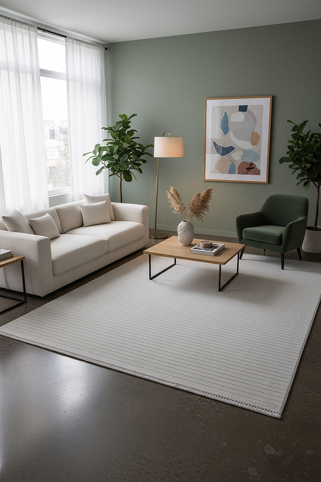 MİLAS T-JP55 GRİ Kabartmalı Modern Geometrik Desenli Salon Koridor Mutfak Halısı