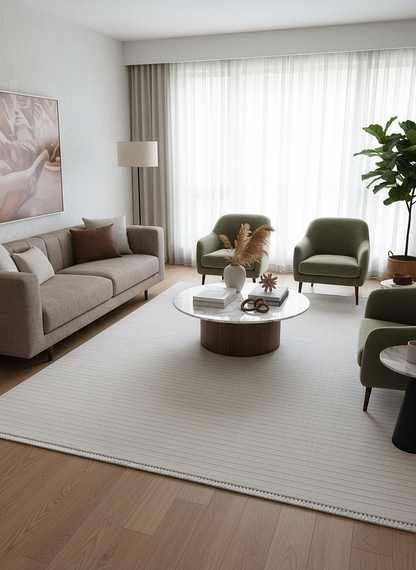 MİLAS T-JP55 GRİ Kabartmalı Modern Geometrik Desenli Salon Koridor Mutfak Halısı