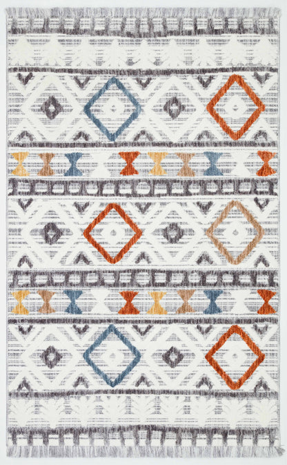 PALERMO T8 Modern Geometrik Desenli Salon Mutfak Koridor Halısı-KP