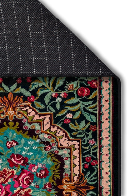 ARTE VN049 Klasik Çiçek Figürlü Renkli Dekoratif Salon Mutfak Koridor Halısı