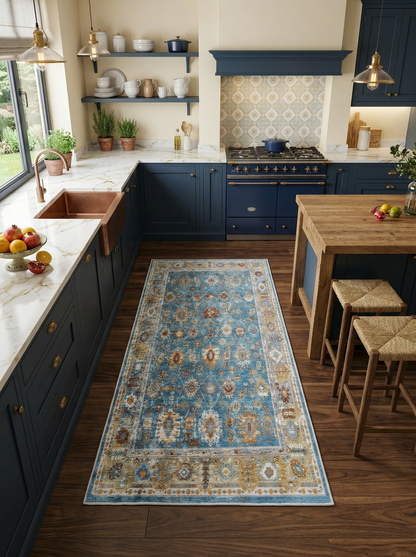 Arte VN016-2 Vintage Klasik Desenli Dekoratif Şönil Halı