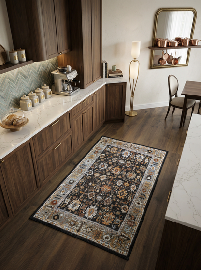 Arte VN016-4 Vintage Klasik Desenli Dekoratif Şönil Halı