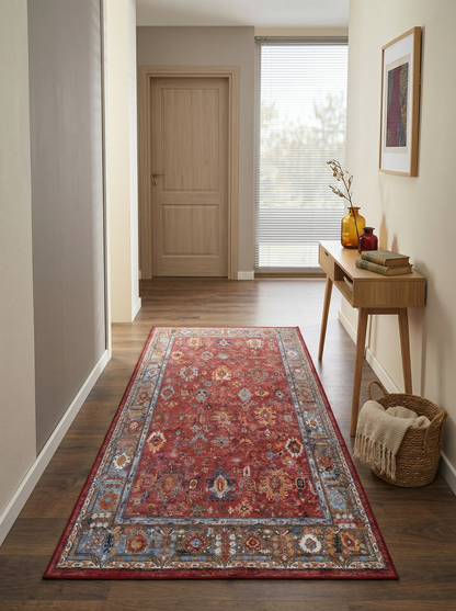 Arte VN016-7 Vintage Klasik Desenli Dekoratif Şönil Halı