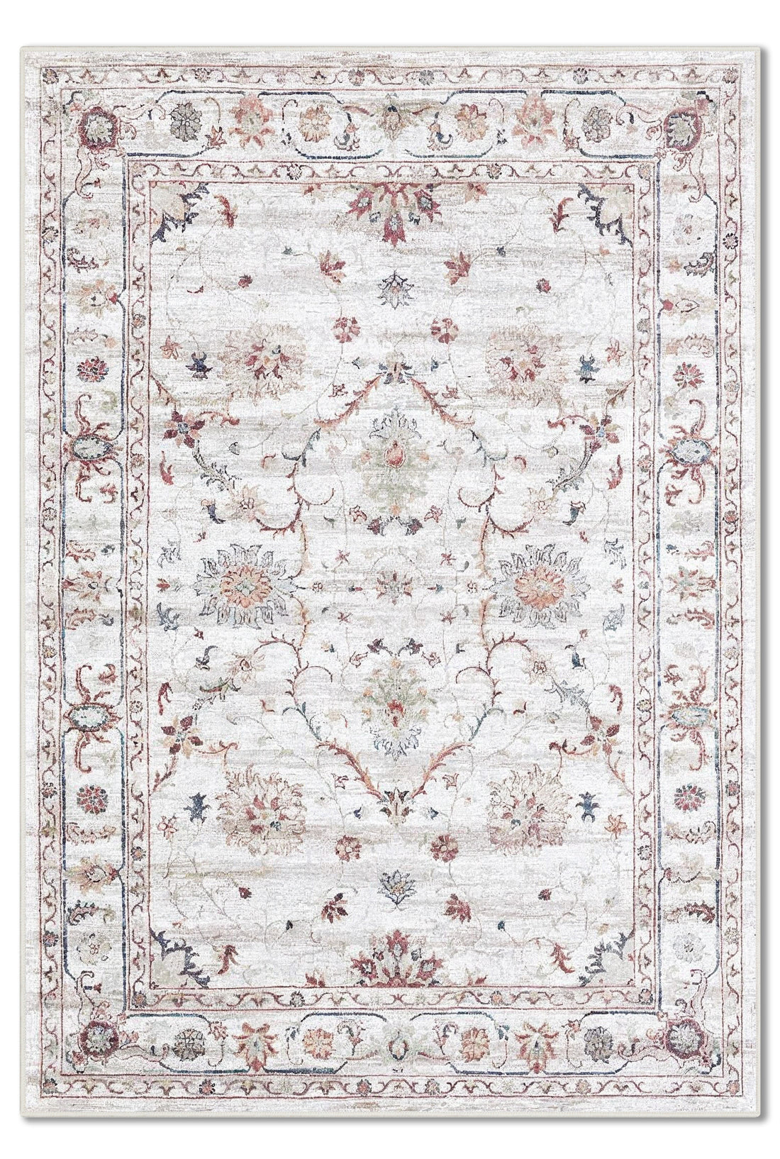 ARTE VN046 Vintage Klasik Desenli Renkli Dekoratif Salon Mutfak Koridor Halısı