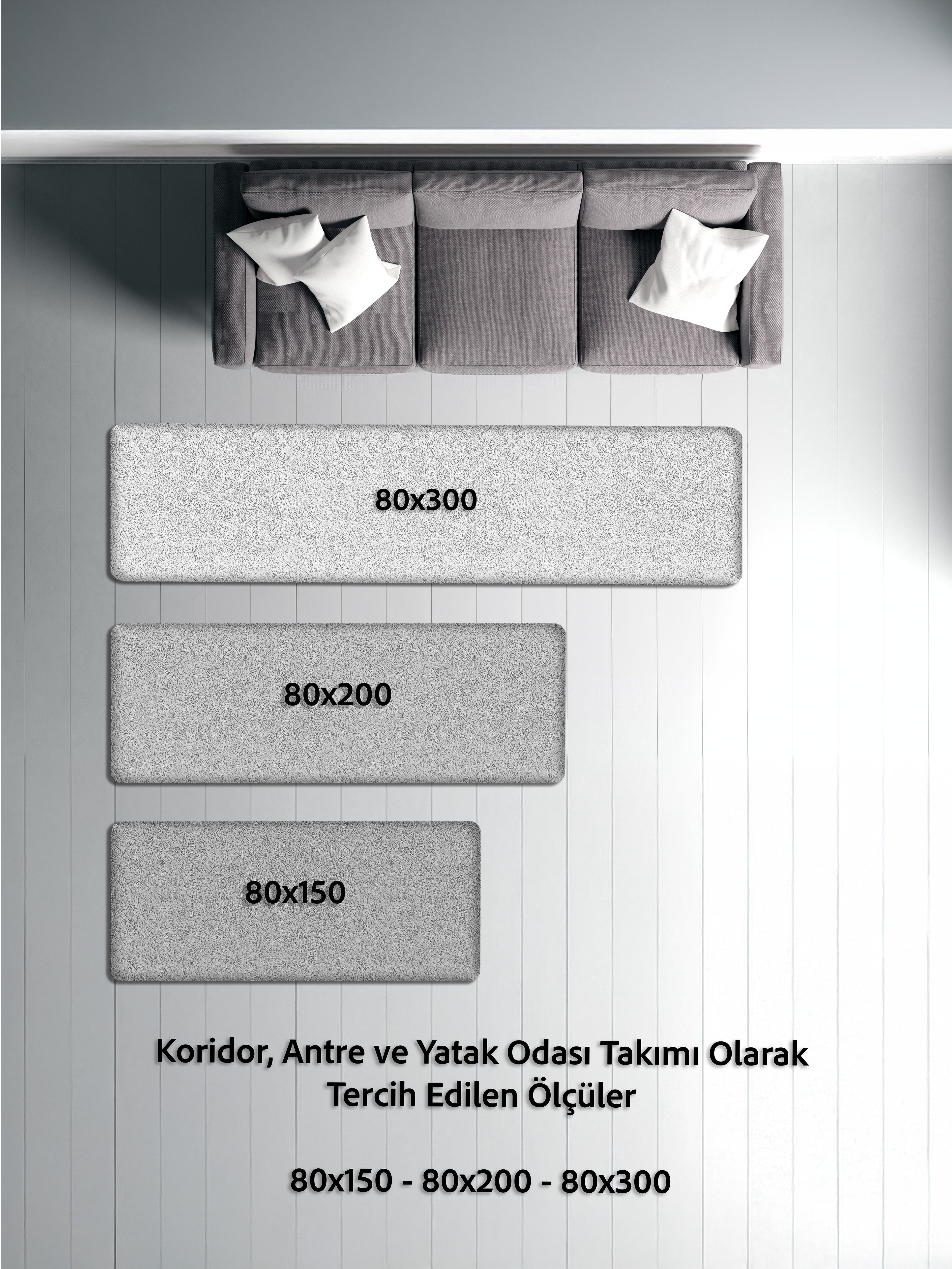 Arte M140-01 Modern Geometrik Desenli Dekoratif Dokuma Halı