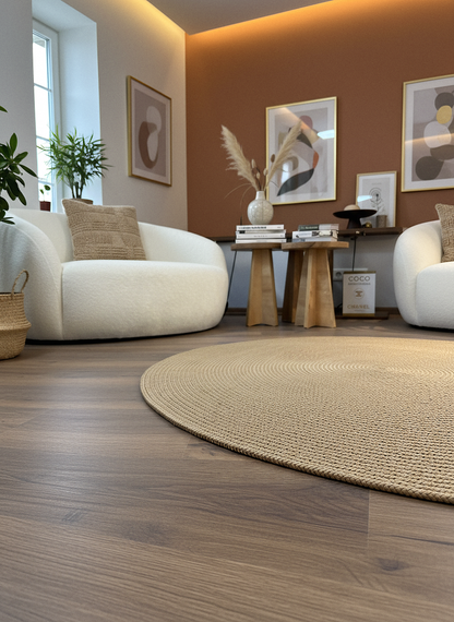 JÜT-RV305 Elde Dokuma Doğal Jüt Hasır Halı