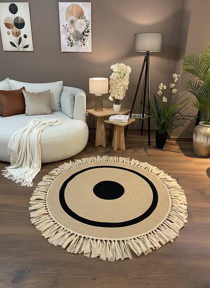 JÜT-999 Elde Dokuma Doğal Jüt Hasır Halı