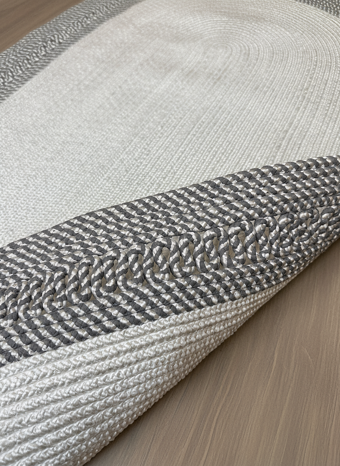 JÜT-C19 Elde Dokuma Doğal Jüt Hasır Halı