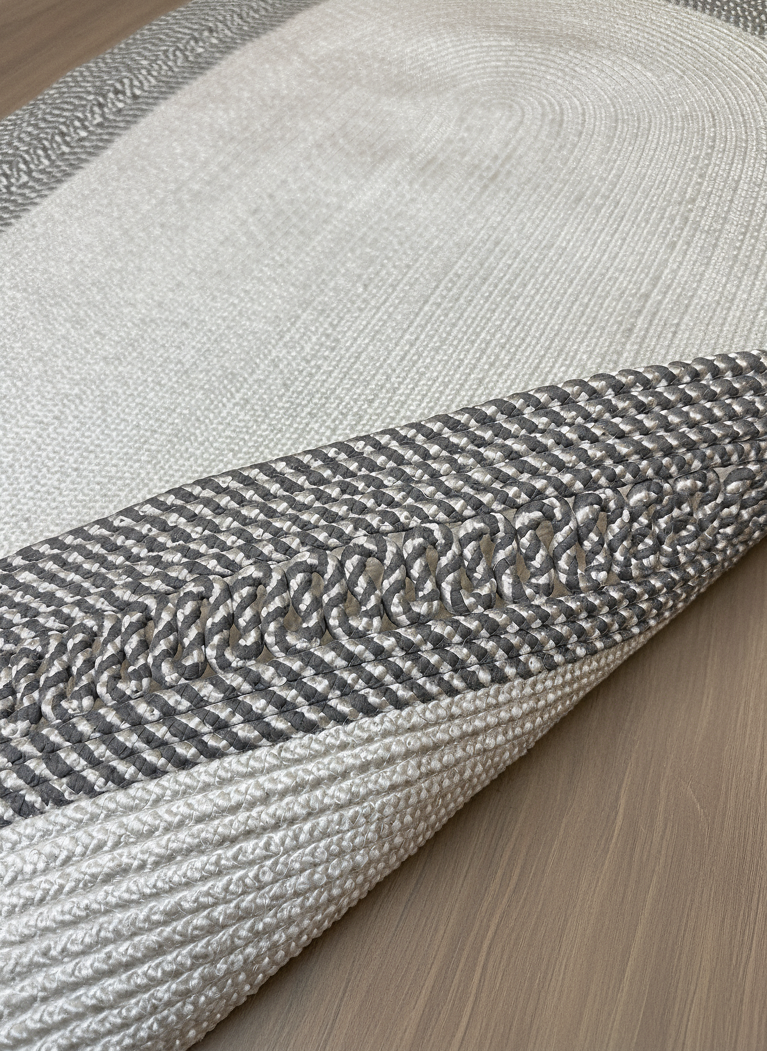 JÜT-C19 Elde Dokuma Doğal Jüt Hasır Halı