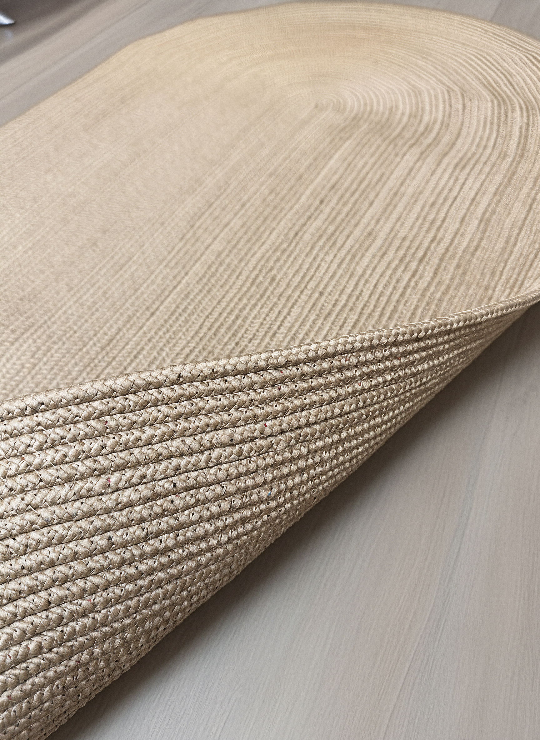 JÜT-C13 Elde Dokuma Doğal Jüt Hasır Halı