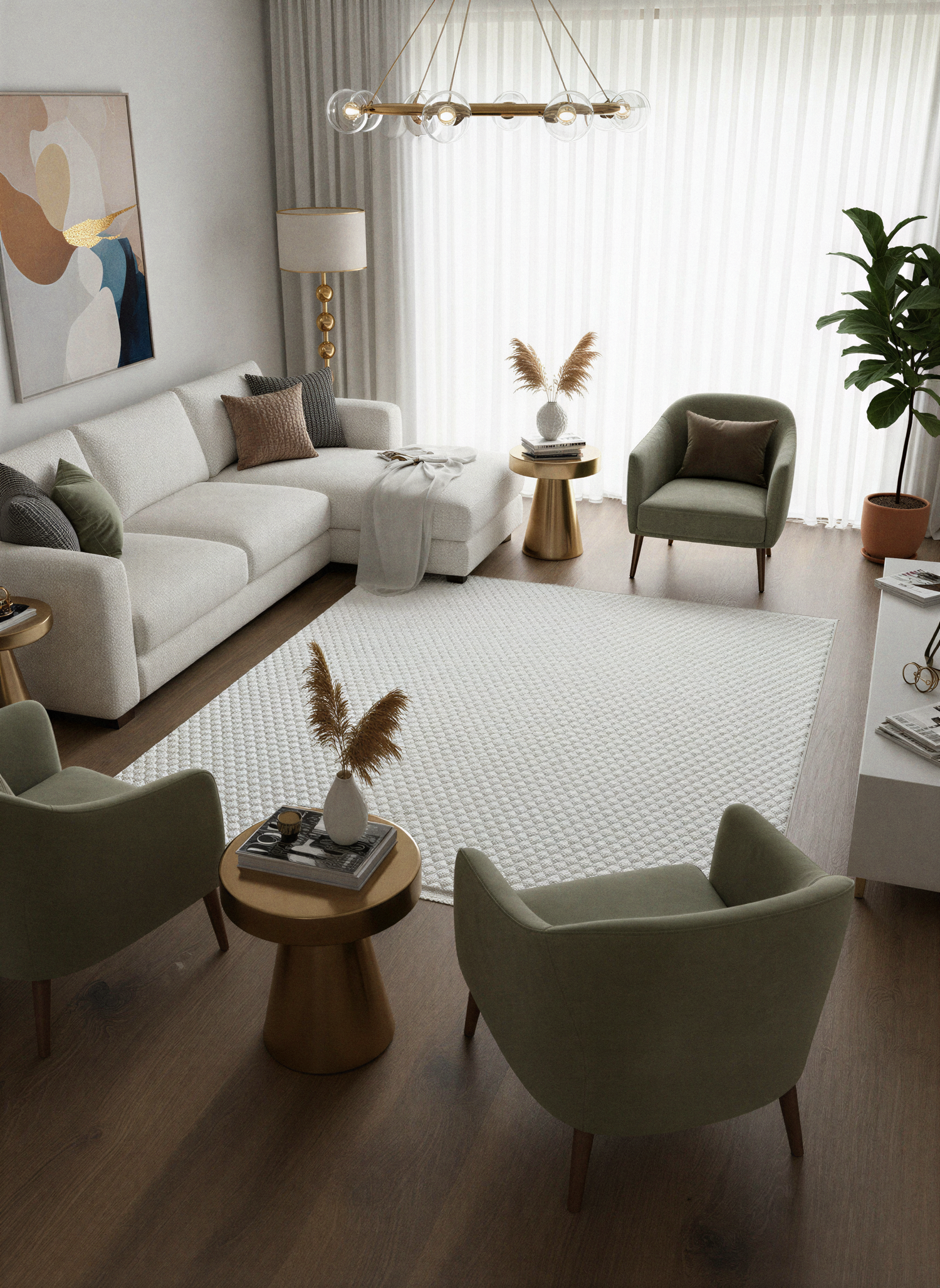 TAVŞAN PETEK BEYAZ - Kaymaz Deri Taban Tavşan Shaggy Yatak Odası Oturma Odası Çocuk Odası Halısı