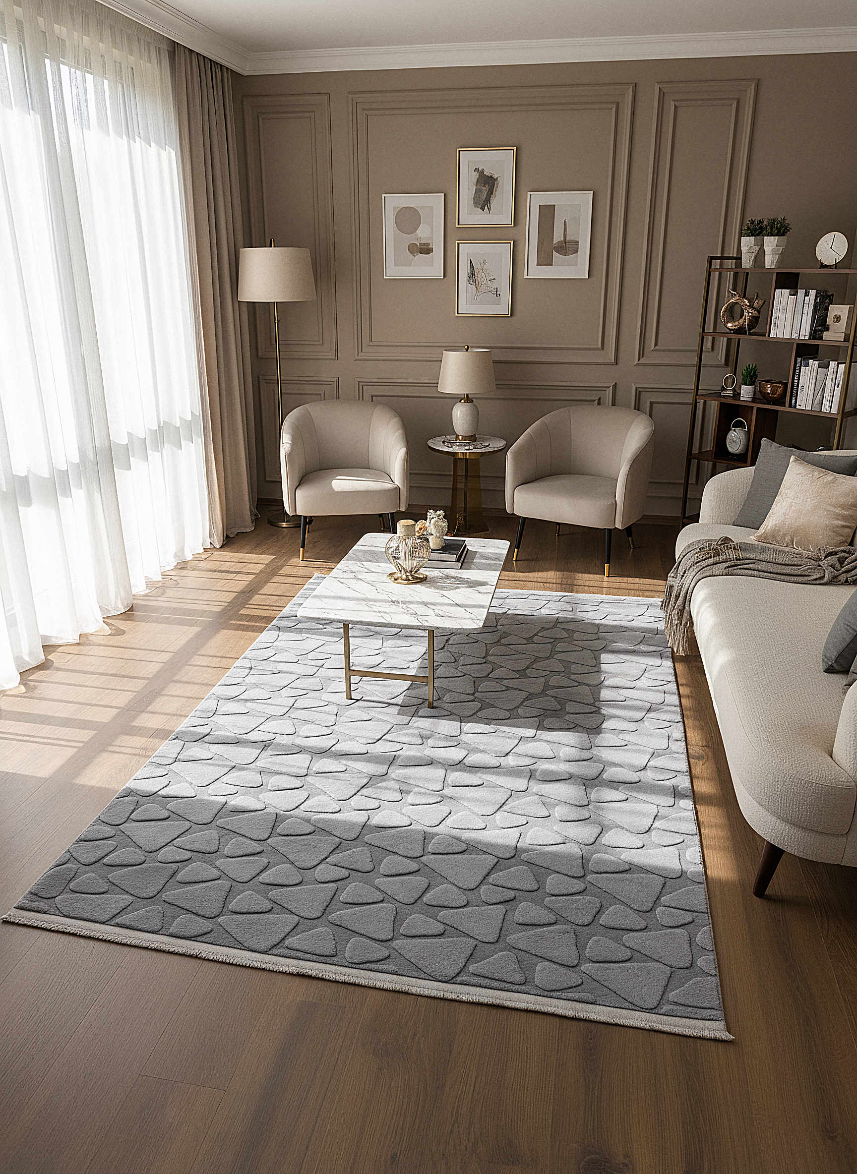 Ayder Taş Desen Gri