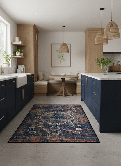 Arte HD021 Vintage Klasik Desenli Dekoratif Dokuma Halı