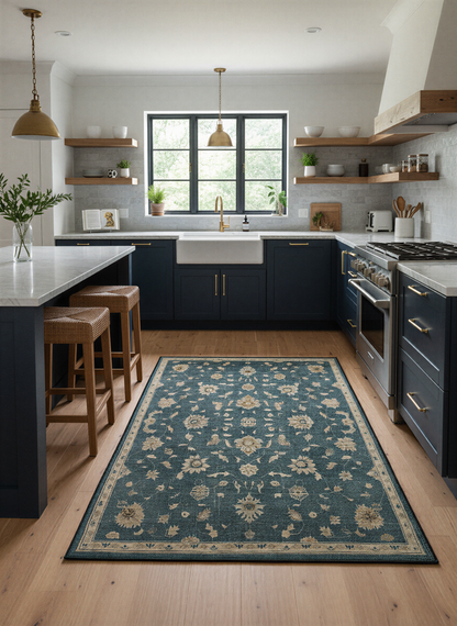 Arte HD020 Vintage Klasik Desenli Dekoratif Dokuma Halı