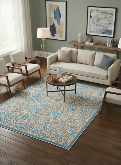 Arte HD019 Vintage Klasik Desenli Dekoratif Dokuma Halı