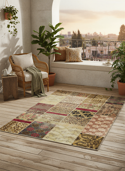 Arte HD015 Patch Klasik Desenli Dekoratif Dokuma Halı