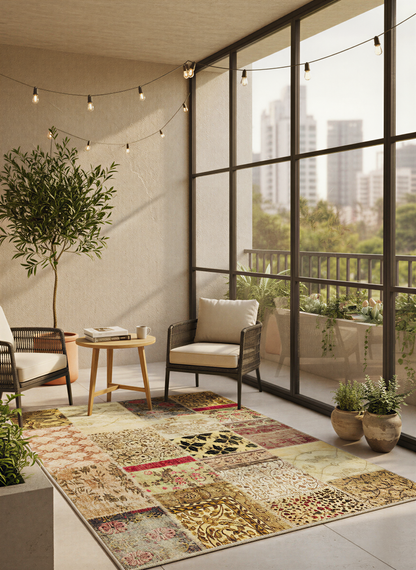 Arte HD015 Patch Klasik Desenli Dekoratif Dokuma Halı