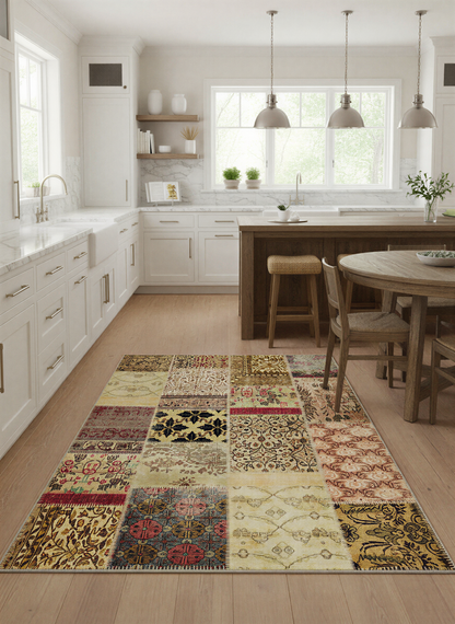 Arte HD015 Patch Klasik Desenli Dekoratif Dokuma Halı