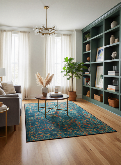 Arte HD014 Klasik Vintage Dekoratif Dokuma Şönil Halı