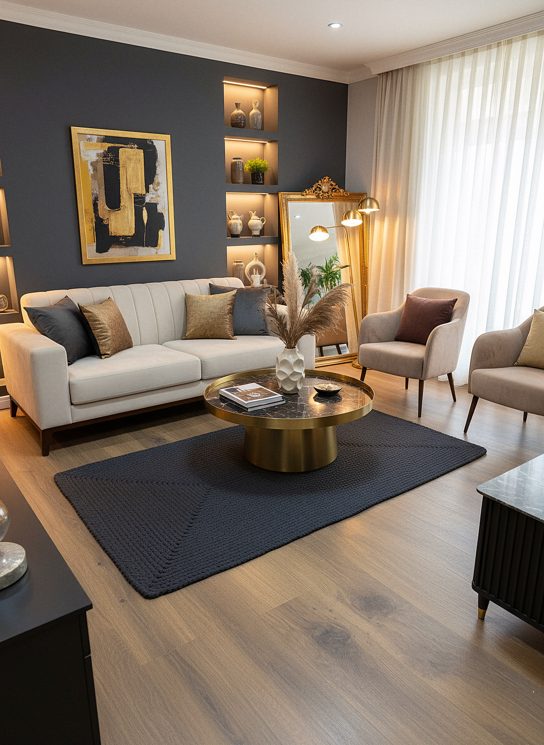 KNİTTED RUG 01 - Knitted Rectangle Rug