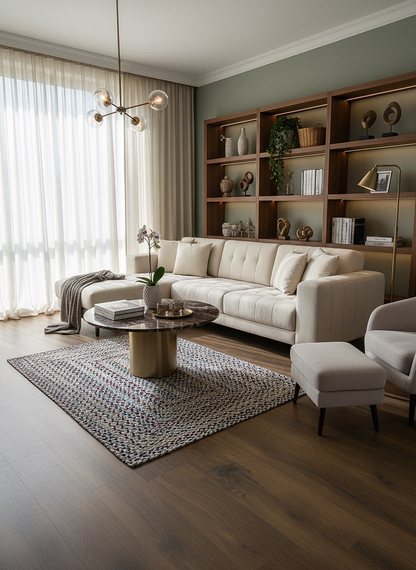 KNİTTED RUG 03 - Knitted Rectangle Rug