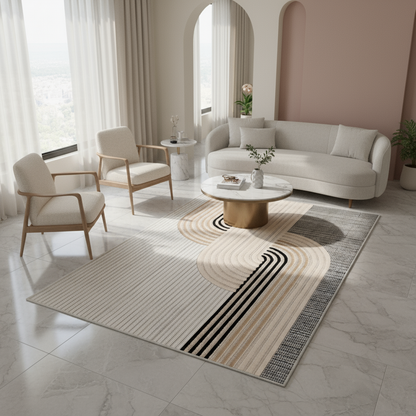 Arte HD Luna Beige - Chenille Rug