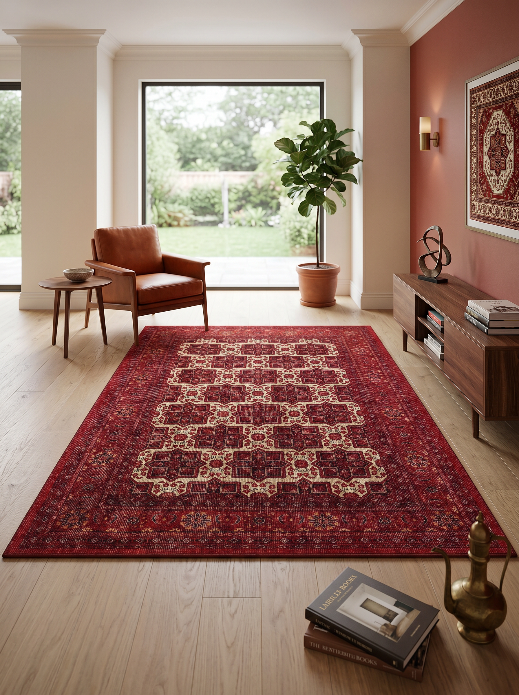 Arte VN120-2 Afgan Desenli Dekoratif Salon Mutfak Koridor Halısı