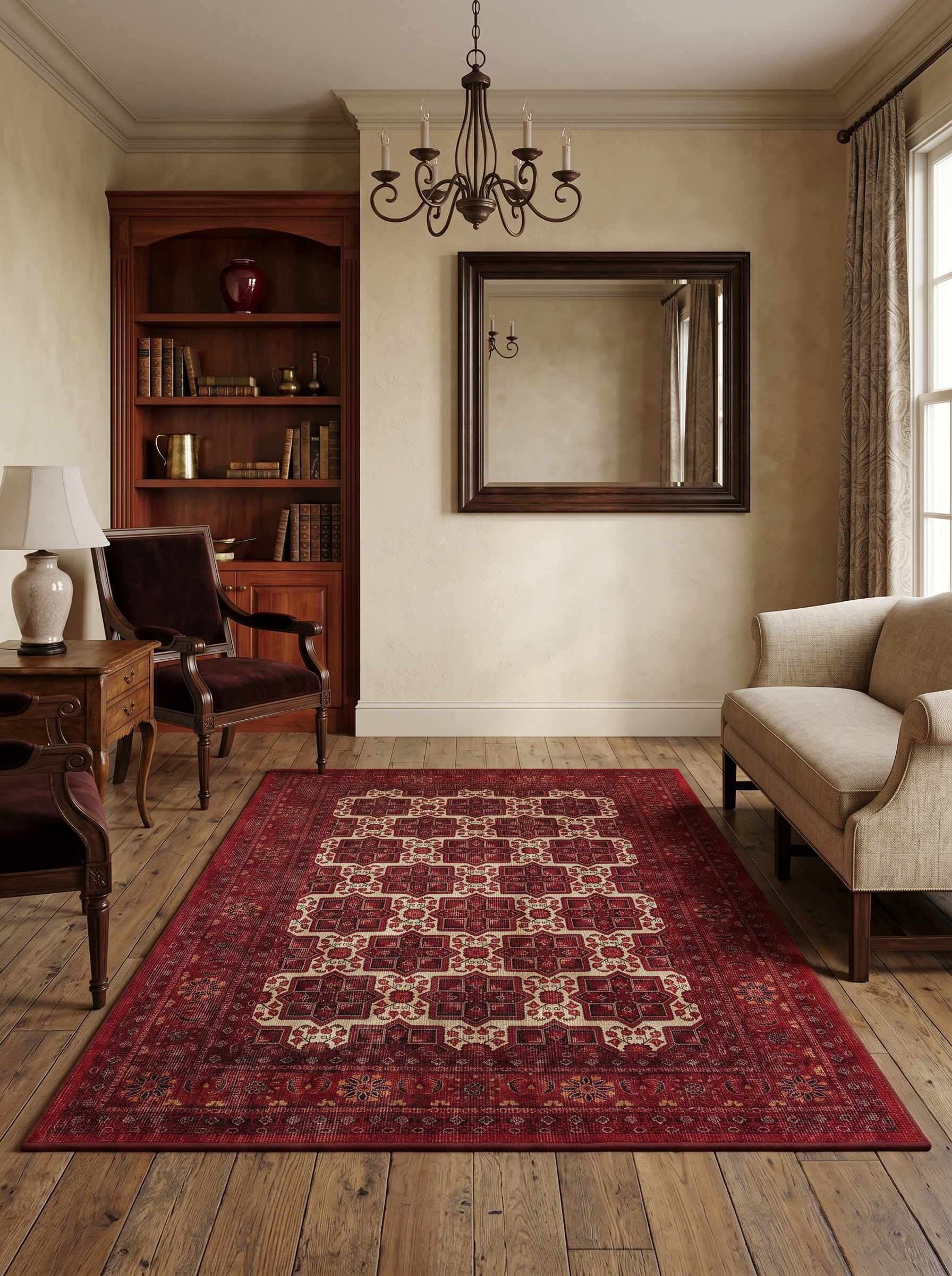 Arte VN120-2 Afgan Desenli Dekoratif Salon Mutfak Koridor Halısı