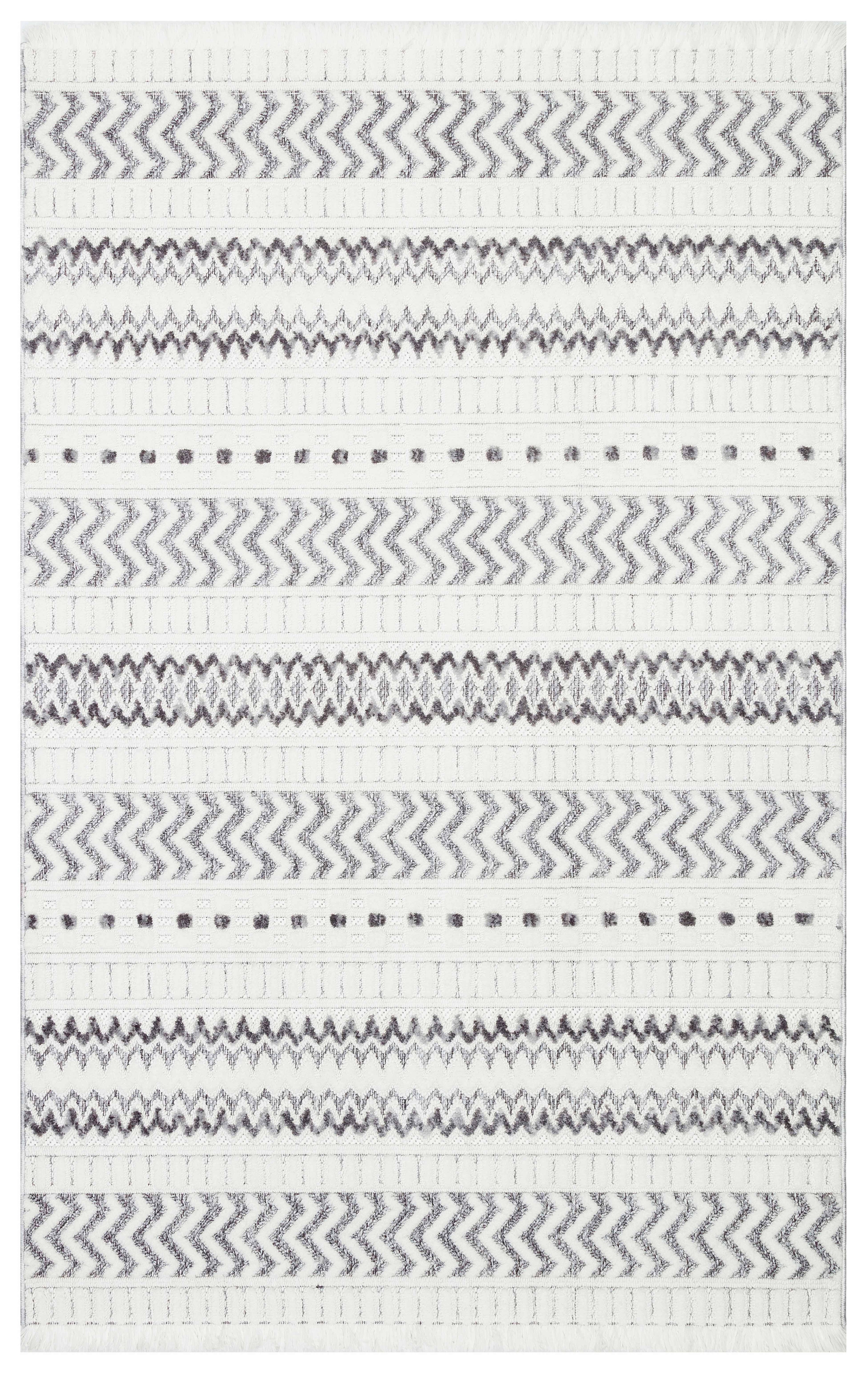 PALERMO T7 GRİ Modern Geometrik Desenli Salon Mutfak Koridor Halısı-KP